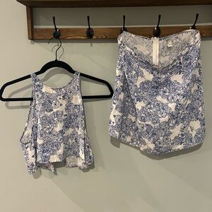 American Apparel Printed Skirt Set